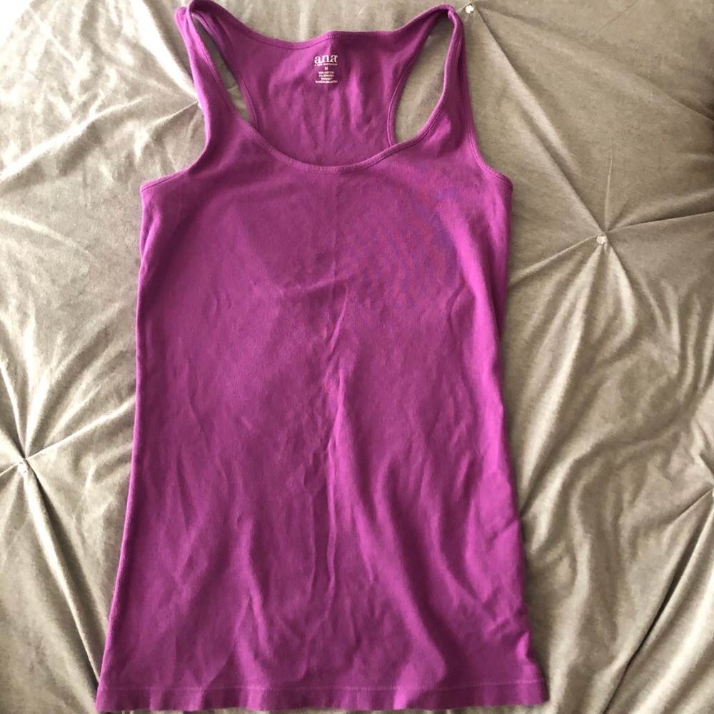 a.n.a purple tanks size M